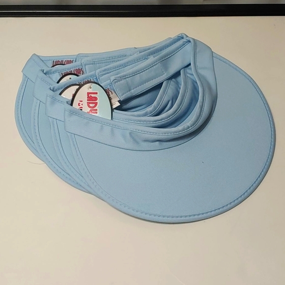 4 Women's Ladies Visor Cap Lady Summer Beach Light - Picture 1 of 8